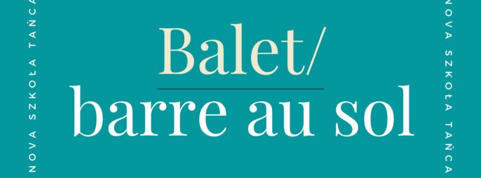 Balet/barre au sol